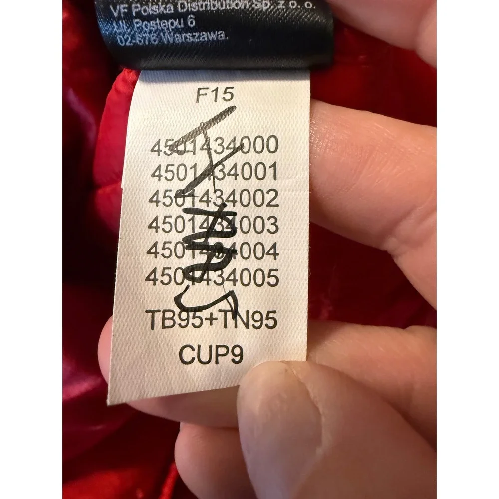 The North Face Thermoball Hybrid Jacket Mens XL Red Quilted Insulated Puffer